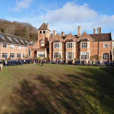 The back of the Main School Building